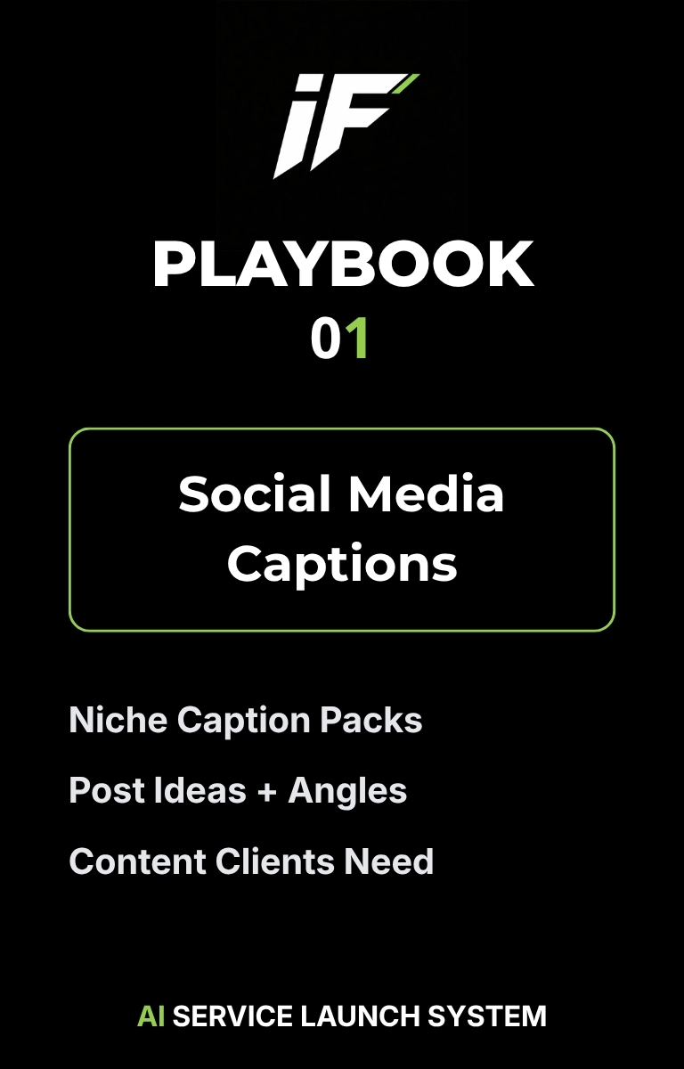 Social Media Captions playbook cover